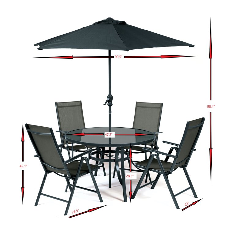 Garden table with parasol best sale hole argos